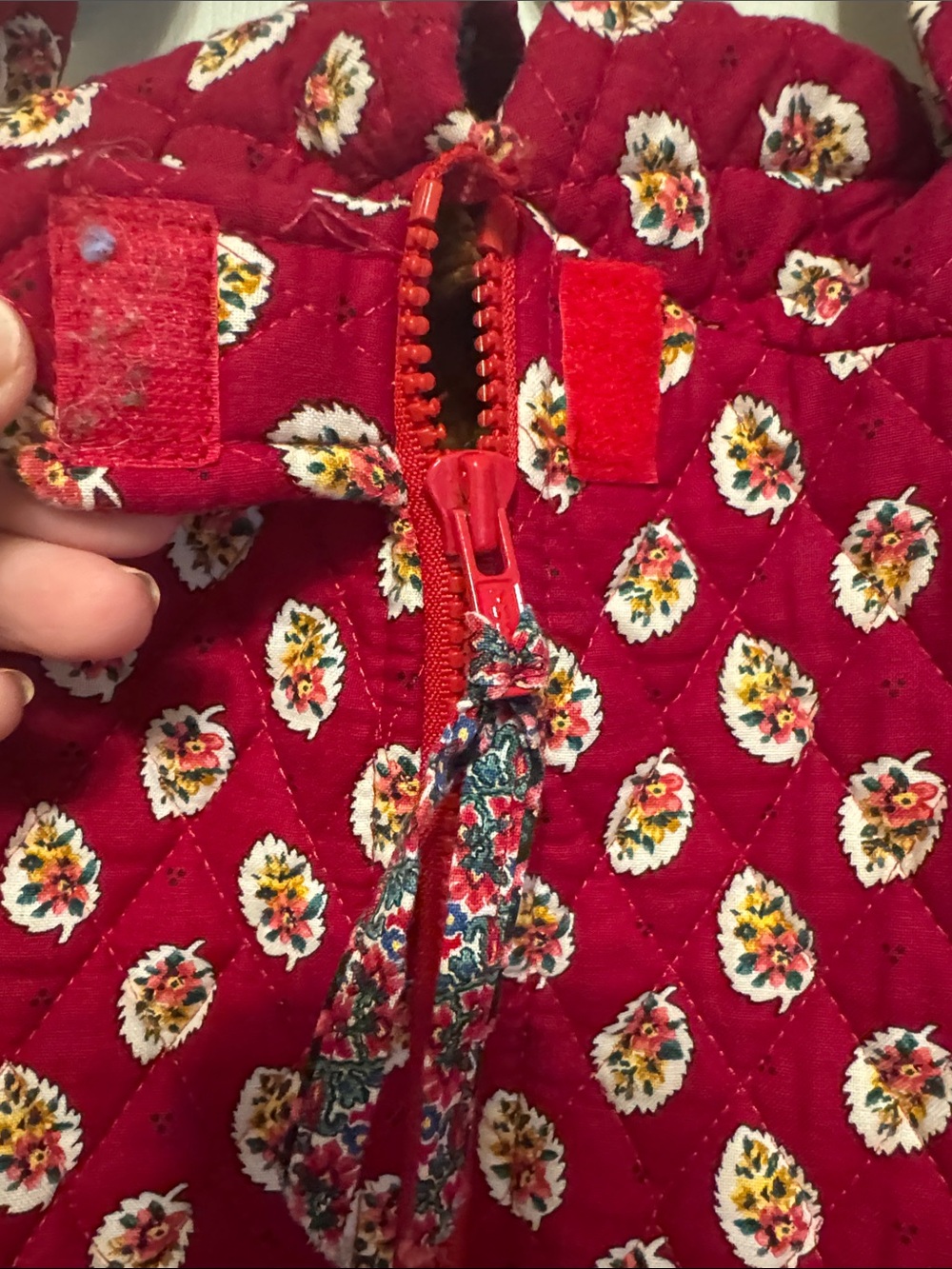 Vintage Vera Bradley Red leaf garment bag - Picture 3 of 4